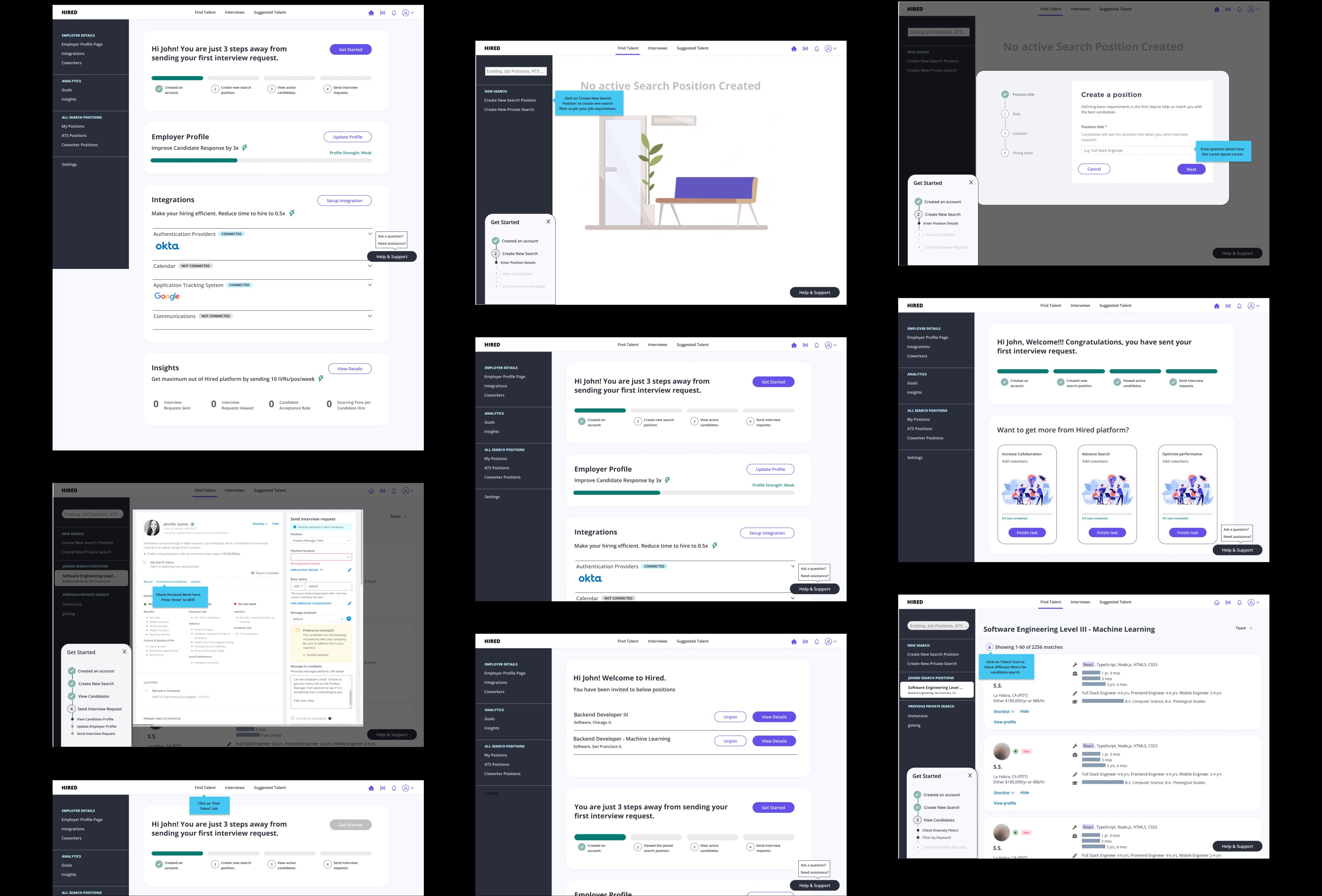 Hired's First-Time-User Onboarding Experience Redesign